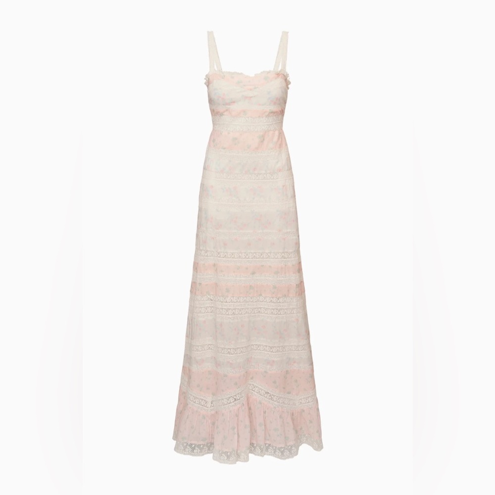 LoveShackFancy - Carwen Dress - Pink Bliss in size 4 - Picture 4 of 4